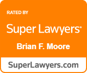 Super Lawyers Brian F. Moore badge